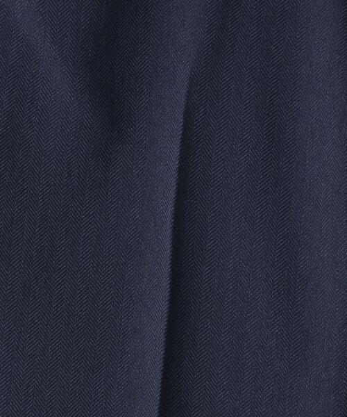 WORK TRIP OUTFITS GREEN LABEL RELAXING(ワークトリップアウトフィッツグリーンレーベル リラクシング)の「WTO A+ ヘリンボーン MULTI NP スラックス -ウォッシャブル・防シワ- **(スラックス・メンズ・ダークブラウン/ネイビー・XS/72/S/76/M/80/XL/88/L/84)」の16枚目の写真