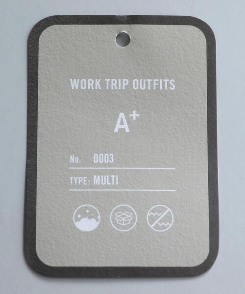 WORK TRIP OUTFITS GREEN LABEL RELAXING(ワークトリップアウトフィッツグリーンレーベル リラクシング)の「WTO A+ ヘリンボーン MULTI NP スラックス -ウォッシャブル・防シワ- **(スラックス・メンズ・ダークブラウン/ネイビー・XS/72/S/76/M/80/XL/88/L/84)」の19枚目の写真