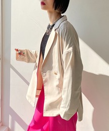PAGEBOY | リネンライクＷルーズジャケット(テーラードジャケット)