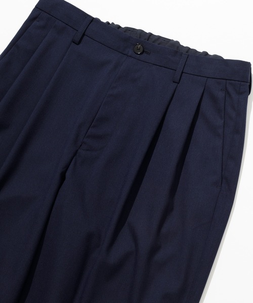 ADAM ET ROPE'（アダムエロペ）の「ワイドイージー ルームスラックス/セットアップ対応（スラックス・メンズ・ブラック/ベージュ系その他/ベージュ系その他2/ブルー系その他2・S/M/L）」の7枚目の写真