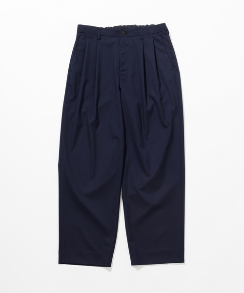 ADAM ET ROPE'（アダムエロペ）の「ワイドイージー ルームスラックス/セットアップ対応（スラックス・メンズ・ブラック/ベージュ系その他/ベージュ系その他2/ブルー系その他2・S/M/L）」の19枚目の写真