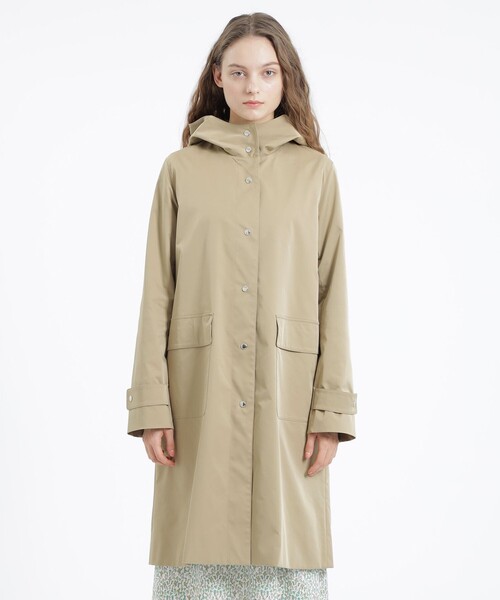 【美品✨】マッキントッシュフィロソフィー ポリエステルツイルフーデッドコート MACKINTOSH PHILOSOPHY（ﾏｯｷﾝﾄｯｼｭ ﾌｨﾛｿﾌｨｰ）の「ポリエステルツイル
