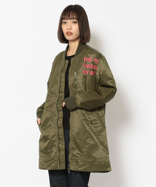 ビーセカンドのONEMADE ロングMA-1　ブルゾン ONE MADE（ワンメイド）の「ONEMADE（ワンメイド）ロングMA-1