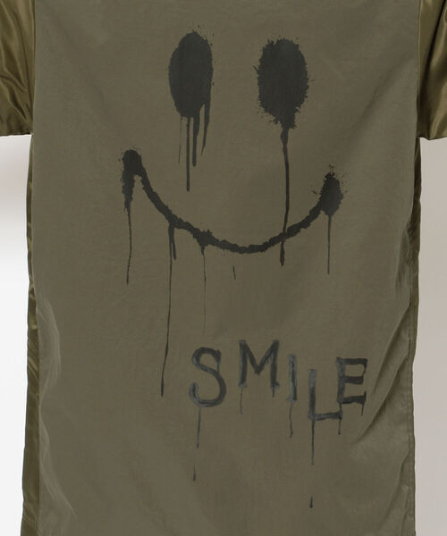 ONE MADE（ワンメイド）の「ONEMADE（ワンメイド）ロングMA-１/ブルゾン（ブルゾン・レディース・カーキ・46/44）」の6枚目の写真
