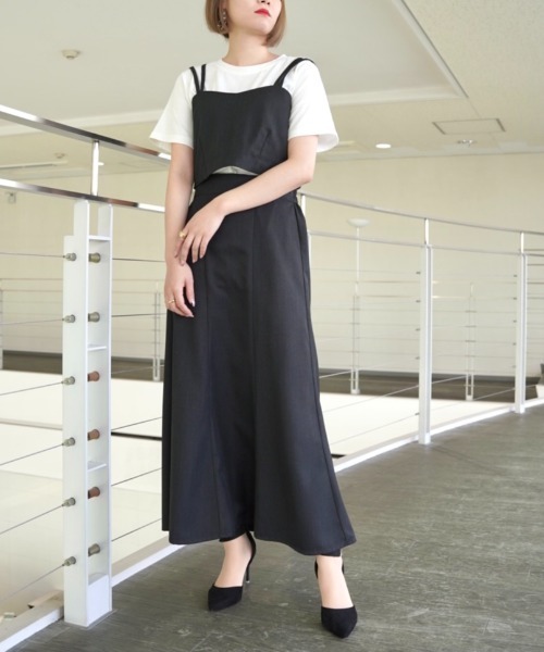 ビスチェ ロングスカートセットアップ ジャンパースカート Interplanet インタープラネット のファッション通販 Zozotown