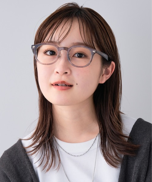 Zoff（ゾフ）の「ウェリントン型│黒縁メガネ（メガネ・レディース・ブラック/ブラウン/グレー/ピンク/ブラウン系その他・FREE）」の22枚目の写真