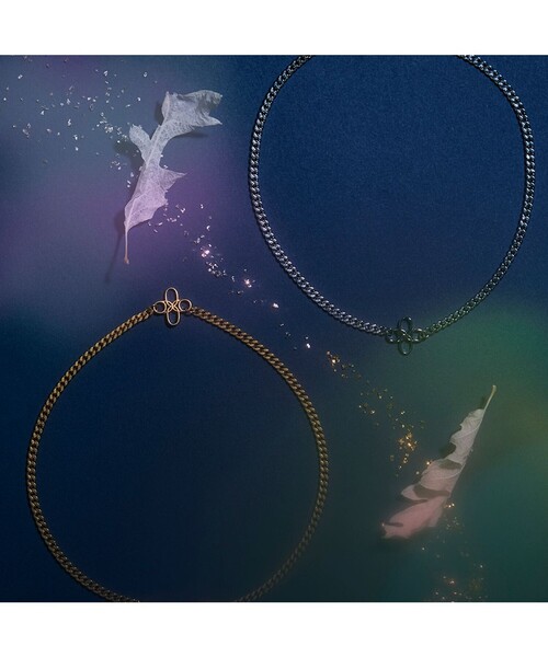 ANEVER（アンエバー）の「ANEVER LOGO MOTIF チョーカー（ネックレス・レディース・シルバー系/ゴールド系・F）」の2枚目の写真