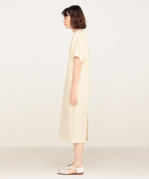 Ballsey ボールジィ リネンコットンムーブ Vネックワンピース Ballsey ボールジィ リネンコットンムーブ Vネックワンピース