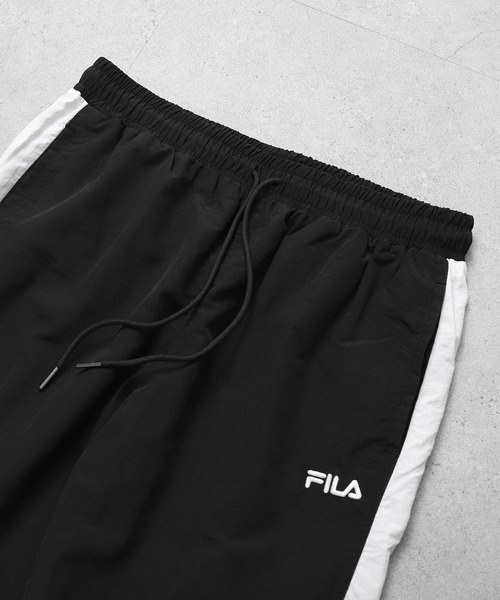 FILA（フィラ）の「【別注】 【FILA】 ナイロン 切替 トラックパンツ / シャカパン（その他パンツ・メンズ・ブラック/ネイビー/ブラック×グリーン/ブラック系・MEDIUM/LARGE/X-LARGE）」の15枚目の写真