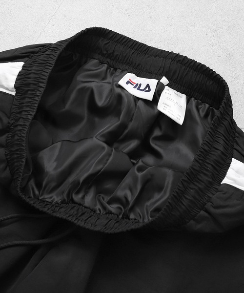 FILA（フィラ）の「【別注】 【FILA】 ナイロン 切替 トラックパンツ / シャカパン（その他パンツ・メンズ・ブラック/ネイビー/ブラック×グリーン/ブラック系・MEDIUM/LARGE/X-LARGE）」の18枚目の写真