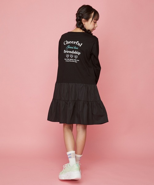 JENNI love（ジェニィラブ）の「ピコシースルークルーソックス（ソックス/靴下・キッズ・オフホワイト/イエロー/ブラック・19-21cm/22-24cm）」の10枚目の写真