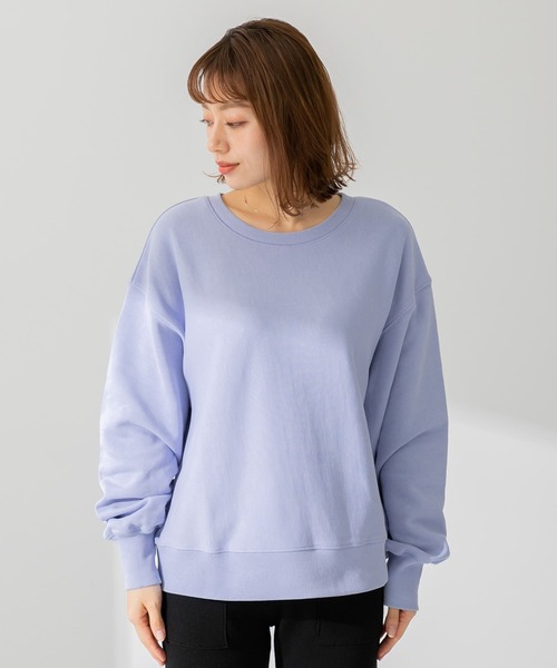 URBAN RESEARCH Sonny Label（アーバンリサーチサニーレーベル）の「クルーネックボックススウェット（スウェット・レディース・チャコールグレー/ブルー系その他/オフホワイト・FREE）」の19枚目の写真