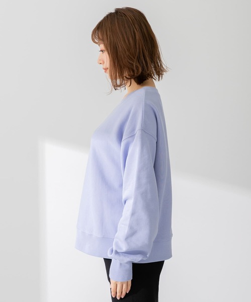 URBAN RESEARCH Sonny Label（アーバンリサーチサニーレーベル）の「クルーネックボックススウェット（スウェット・レディース・チャコールグレー/ブルー系その他/オフホワイト・FREE）」の20枚目の写真