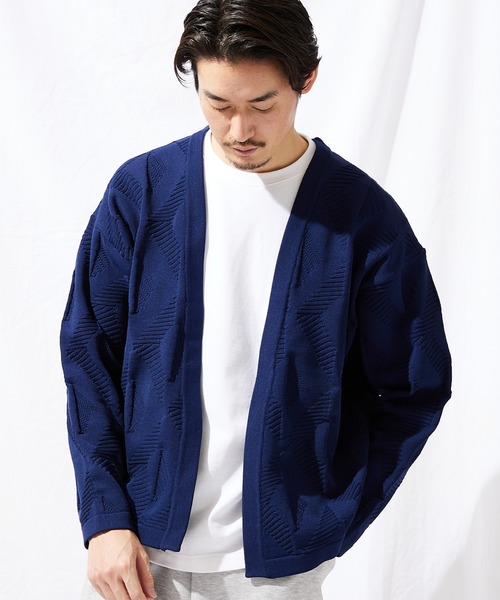 【GEOMPATTERN/ジオメパターン】モノクロカーディガン
