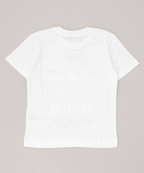 MSGM(エムエスジーエム)の「MSGM(エムエスジーエム)Kids & Junior プリント半袖Tシャツ(Tシャツ/カットソー・キッズ・ホワイト/ブラック・8Y/14Y/12Y/4Y/6Y/10Y)」の3枚目の写真