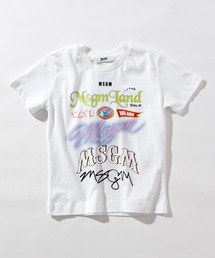 MSGM(エムエスジーエム)Kids & Junior プリント半袖Tシャツ