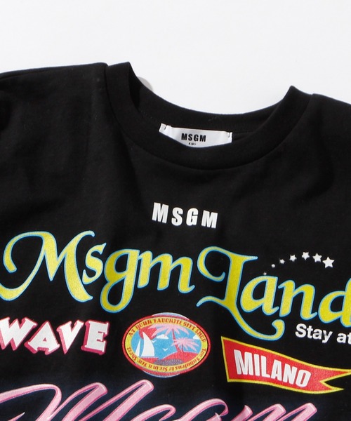 MSGM(エムエスジーエム)の「MSGM(エムエスジーエム)Kids & Junior プリント半袖Tシャツ(Tシャツ/カットソー・キッズ・ホワイト/ブラック・8Y/14Y/12Y/4Y/6Y/10Y)」の5枚目の写真