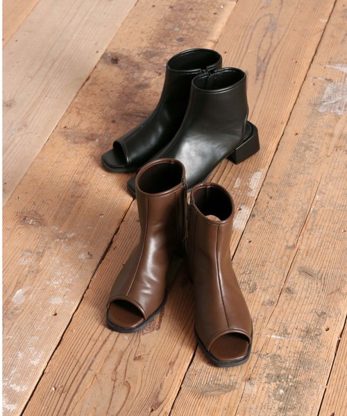 cepo（セポ）の「オープントゥブーツサンダル（サンダル・レディース・ブラック/ブラウン・M/L）」の22枚目の写真