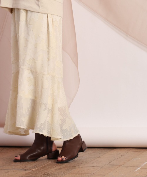 cepo（セポ）の「オープントゥブーツサンダル（サンダル・レディース・ブラック/ブラウン・M/L）」の5枚目の写真