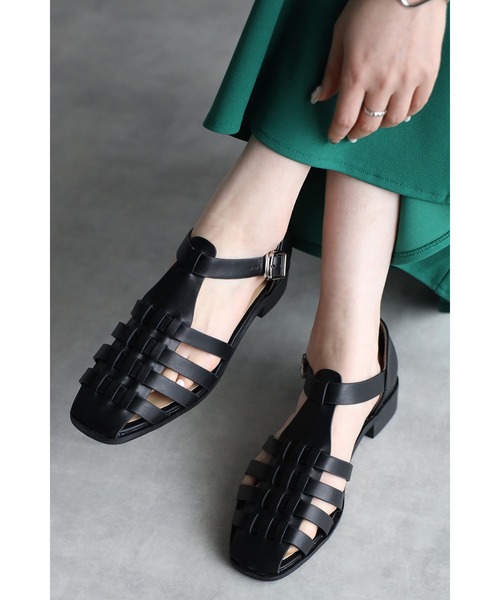 Bonjour Sagan（ボンジュールサガン）の「グルカサンダル（サンダル・レディース・ブラック/オフホワイト/ベージュ・S/M/L）」の3枚目の写真