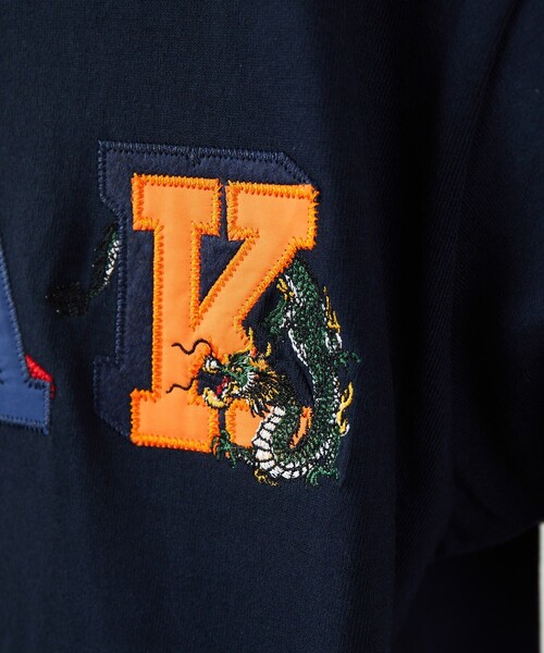 FREAK'S STORE(フリークスストア)の「FREAK'S STORE/フリークスストア 竜虎刺繍 FREAKロゴTEE/刺繍/ロゴ(Tシャツ/カットソー・メンズ・ホワイト/ブラック/グレー/アッシュグレー/グリーン/ネイビー・SMALL/MEDIUM/LARGE)」の17枚目の写真