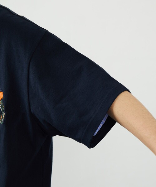 FREAK'S STORE(フリークスストア)の「FREAK'S STORE/フリークスストア 竜虎刺繍 FREAKロゴTEE/刺繍/ロゴ(Tシャツ/カットソー・メンズ・ホワイト/ブラック/グレー/アッシュグレー/グリーン/ネイビー・SMALL/MEDIUM/LARGE)」の22枚目の写真