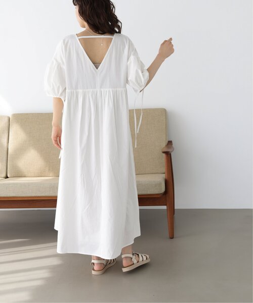 RAY CASSIN（レイカズン）の「スリーブリボンギャザーワンピース（ワンピース・レディース・オフホワイト/パープル/ベージュ・FREE）」の20枚目の写真