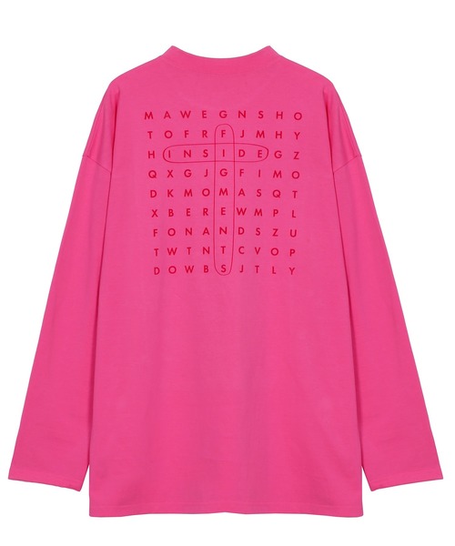 Figments(フィグメンツ)の「WORDSロンT(Tシャツ/カットソー・レディース・スミクロ/ピンク/ホワイト・FREE)」の14枚目の写真