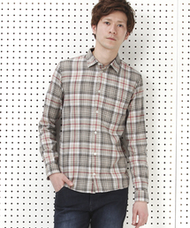 R.NEWBOLD | COTON PLAID SHIRT/チェック柄シャツ/155600(シャツ/ブラウス)