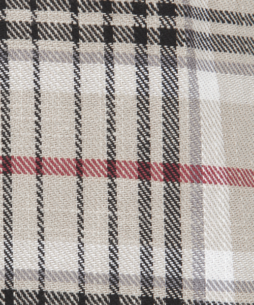 R.NEWBOLD（アールニューボールド）の「COTON PLAID SHIRT/チェック柄シャツ/155600（シャツ/ブラウス・メンズ・レッド/ベージュ・MEDIUM/SMALL/LARGE/X-LARGE）」の22枚目の写真