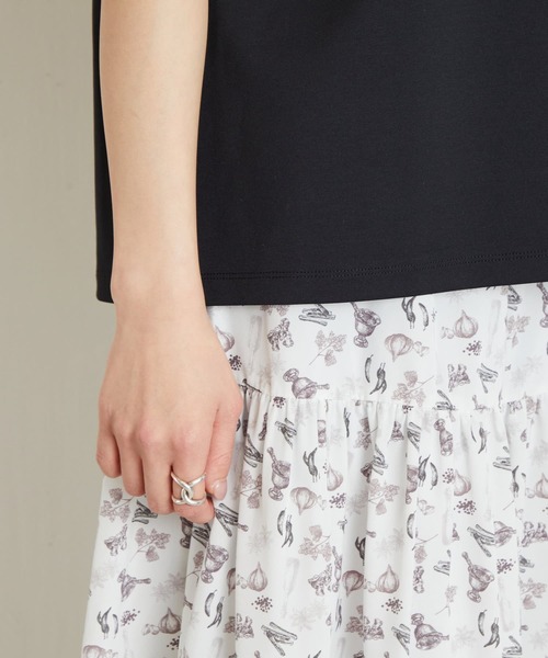 BEARDSLEY（ビアズリー）の「スパイス柄ギャザーパンツ（その他パンツ・レディース・ブラック・FREE）」の2枚目の写真