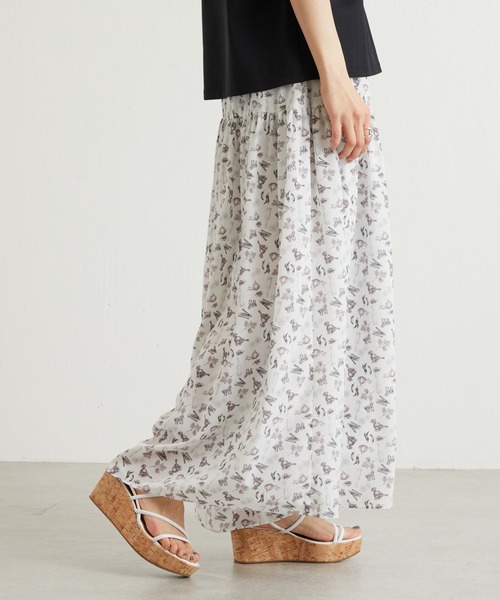 BEARDSLEY（ビアズリー）の「スパイス柄ギャザーパンツ（その他パンツ・レディース・ブラック・FREE）」の6枚目の写真