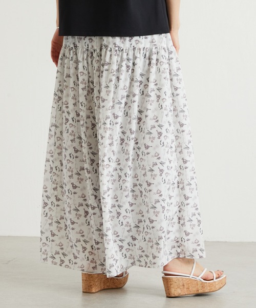 BEARDSLEY（ビアズリー）の「スパイス柄ギャザーパンツ（その他パンツ・レディース・ブラック・FREE）」の7枚目の写真