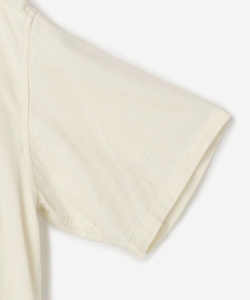 orSlow（オアスロウ）の「orSlow | ハーフスリーブ オフィサーシャツ ECRU MEN（シャツ/ブラウス・メンズ・アイボリー・2/3/4）」の13枚目の写真
