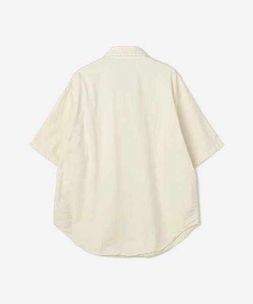 orSlow（オアスロウ）の「orSlow | ハーフスリーブ オフィサーシャツ ECRU MEN（シャツ/ブラウス・メンズ・アイボリー・2/3/4）」の11枚目の写真