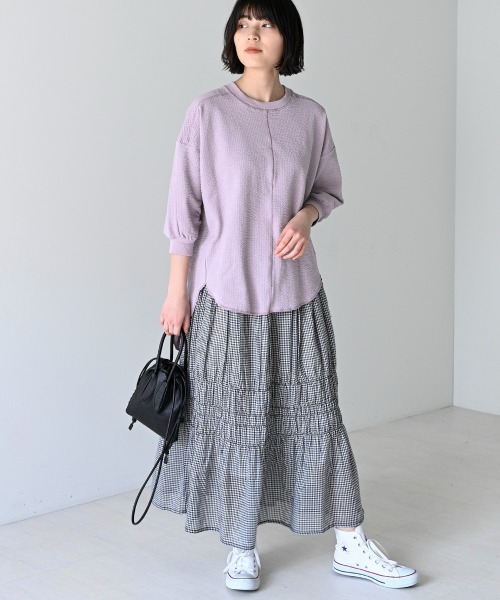 LUPILIEN（ルピリアン）の「Made in India◇シアーチェック・ストライプ　スカート（スカート・レディース・A/B・FREE）」の11枚目の写真