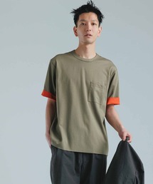 ADAM ET ROPE' | ハイゲージ シャンブレー リバーシブルTシャツ(Tシャツ/カットソー)