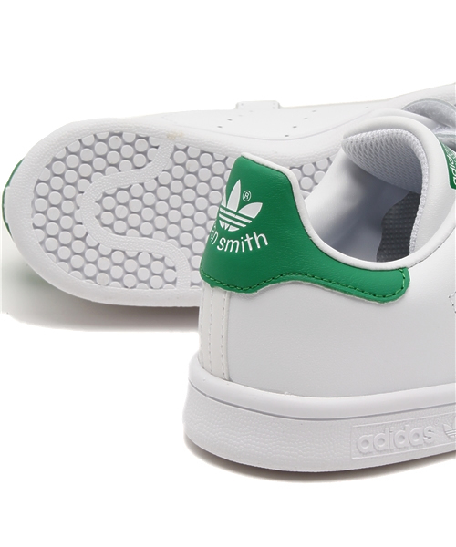 green label relaxing（グリーンレーベルリラクシング）の「adidas（アディダス）スタンスミス17cm～21cm（スニーカー・キッズ・ホワイト/ピンク・17cm/18cm/19cm/20cm/21cm）」の10枚目の写真