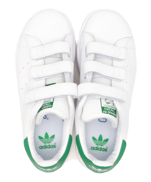 green label relaxing（グリーンレーベルリラクシング）の「adidas（アディダス）スタンスミス17cm～21cm（スニーカー・キッズ・ホワイト/ピンク・17cm/18cm/19cm/20cm/21cm）」の12枚目の写真