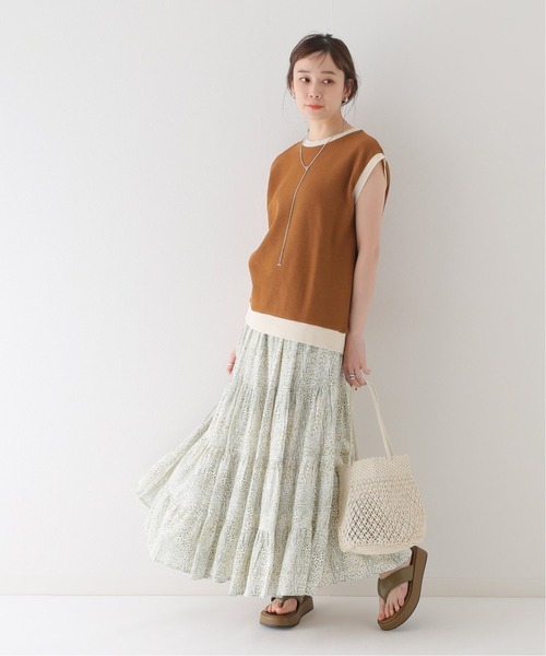 JOURNAL STANDARD relume SELECT(ジャーナルスタンダードレリュームセレクト)の「【LUSANA/ルサナ】Marlowe Skirt:スカート(スカート・レディース・ホワイト・SMALL)」の2枚目の写真