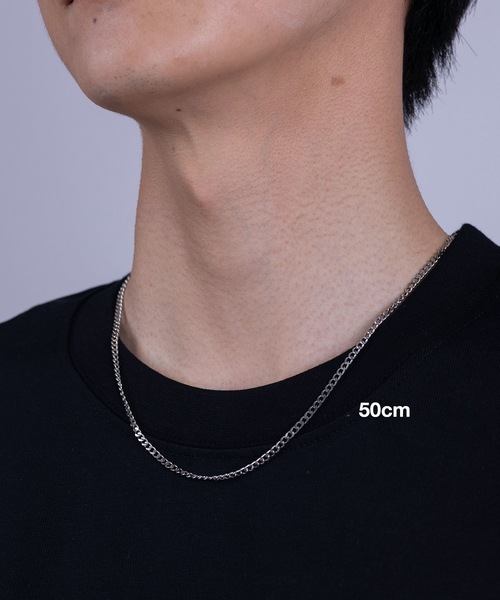 HYPE（ハイプ）の「【HYPE】ハイプ/ [シルバー]3mmチェーン ネックレス/50cm,55cm,60cm（ネックレス・メンズ・シルバー・50cm/60cm/55cm）」の5枚目の写真