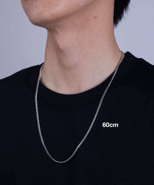 HYPE（ハイプ）の「【HYPE】ハイプ/ [シルバー]3mmチェーン ネックレス/50cm,55cm,60cm（ネックレス・メンズ・シルバー・50cm/60cm/55cm）」の7枚目の写真