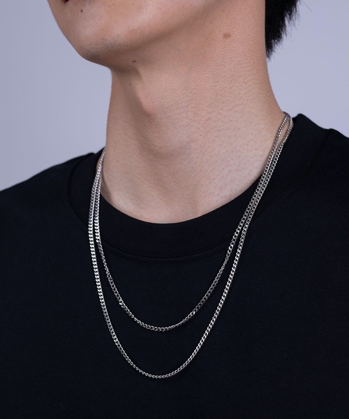 HYPE（ハイプ）の「【HYPE】ハイプ/ [シルバー]3mmチェーン ネックレス/50cm,55cm,60cm（ネックレス・メンズ・シルバー・50cm/60cm/55cm）」の14枚目の写真