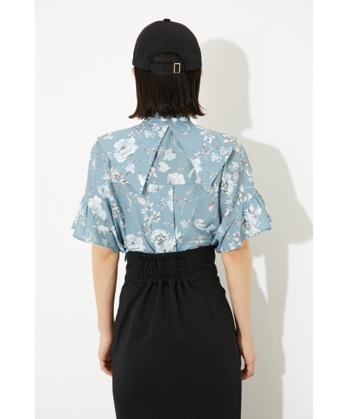 rienda（リエンダ）の「ボタニカルフリルスリーブブラウス（シャツ/ブラウス・レディース・ブラウン/グリーン/アイボリー・FREE）」の16枚目の写真