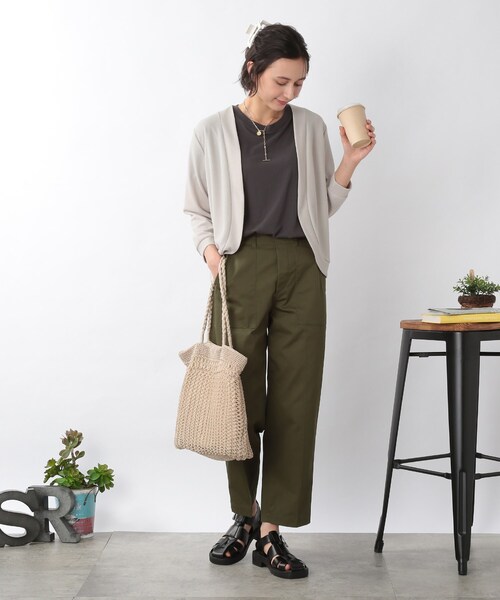 DRESKIP(ドレスキップ)の「◆手編みトート(トートバッグ・レディース・ベージュ/アイボリー/グレー・00)」の14枚目の写真