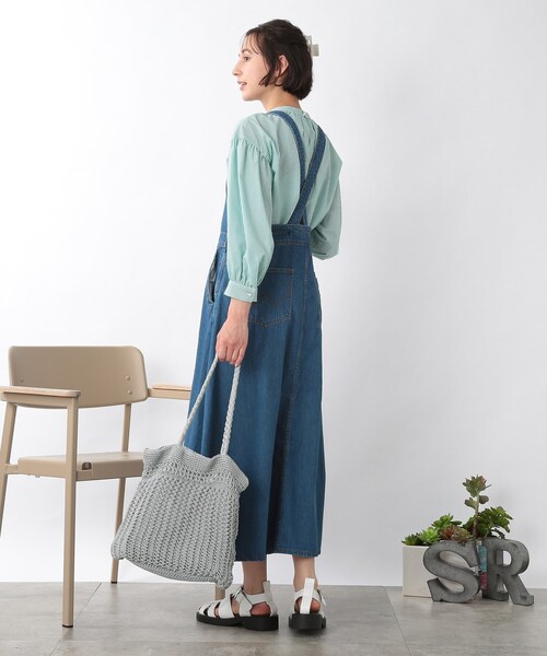 DRESKIP(ドレスキップ)の「◆手編みトート(トートバッグ・レディース・ベージュ/アイボリー/グレー・00)」の18枚目の写真