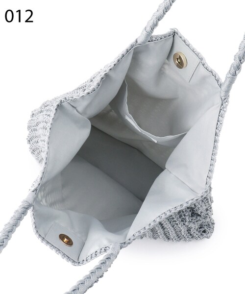 DRESKIP(ドレスキップ)の「◆手編みトート(トートバッグ・レディース・ベージュ/アイボリー/グレー・00)」の8枚目の写真