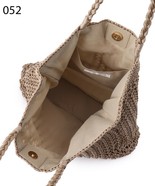 DRESKIP(ドレスキップ)の「◆手編みトート(トートバッグ・レディース・ベージュ/アイボリー/グレー・00)」の9枚目の写真