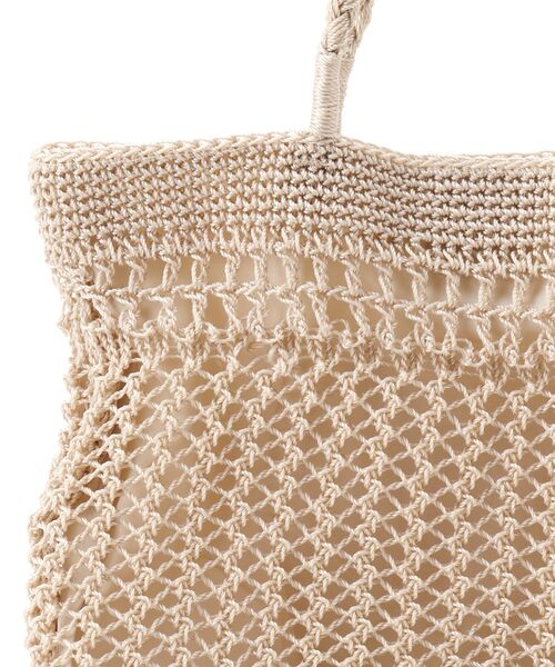 DRESKIP(ドレスキップ)の「◆手編みトート(トートバッグ・レディース・ベージュ/アイボリー/グレー・00)」の11枚目の写真