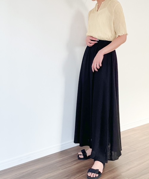junoah(ジュノア)の「半袖ブラウス(シャツ/ブラウス・レディース・アイボリー・LARGE)」の5枚目の写真
